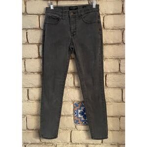 Lucky Brand Ava Skinny Jeans Grey Wash Stretch Denim Size 4/27